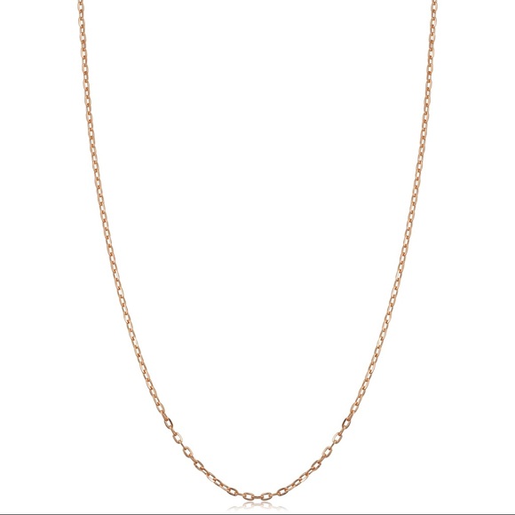 Brand New 14k Rose Gold Plated Cable Chain